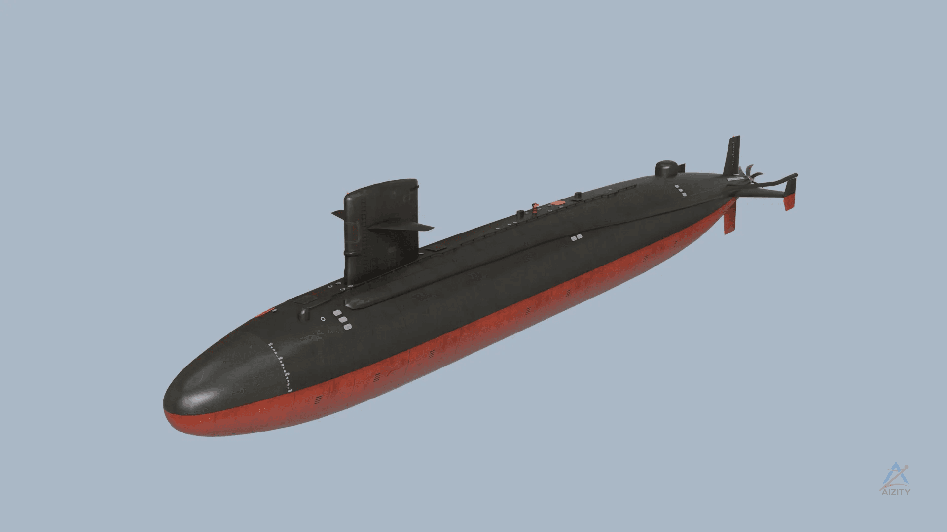The USS Sturgeon (SSN-637) - 3D model