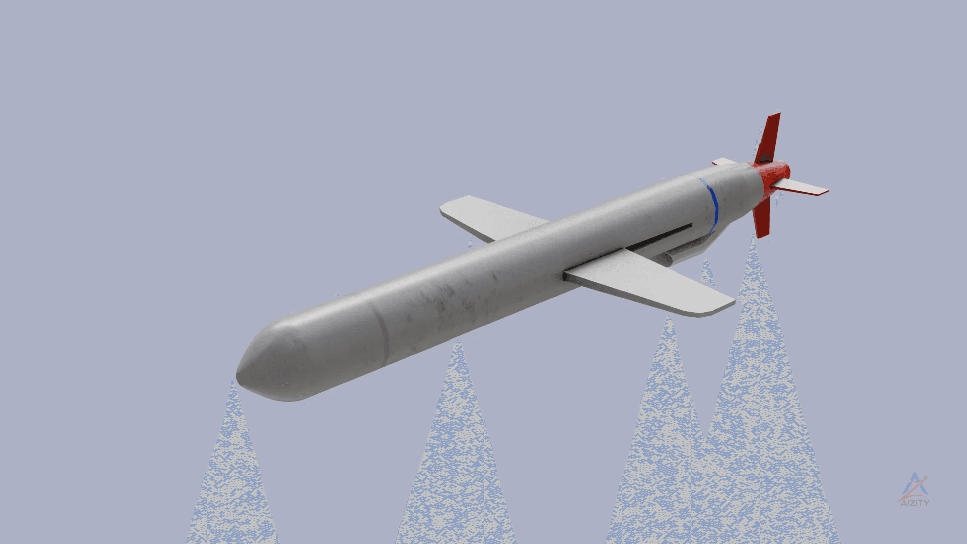 Tomahawk Cruise Missile – 3D Model