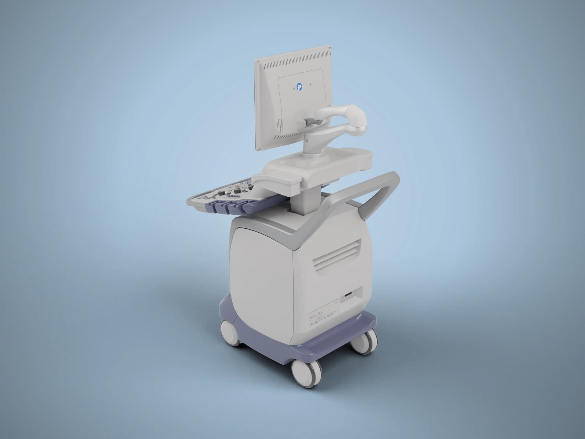 Medical Ultrasound Machine 3D Model