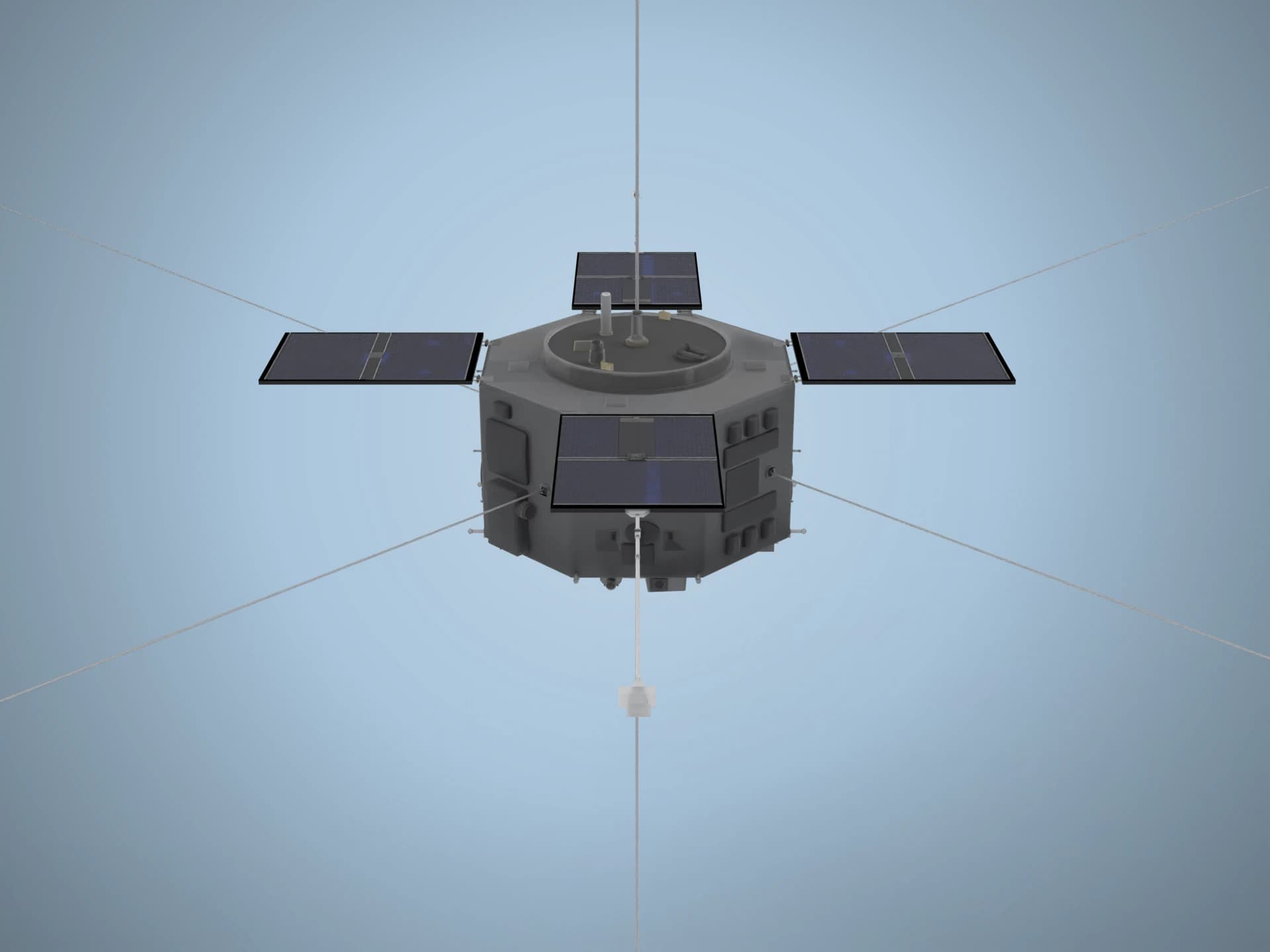 Van Allen Probes Radiation Belt Spacecraft 3D Model