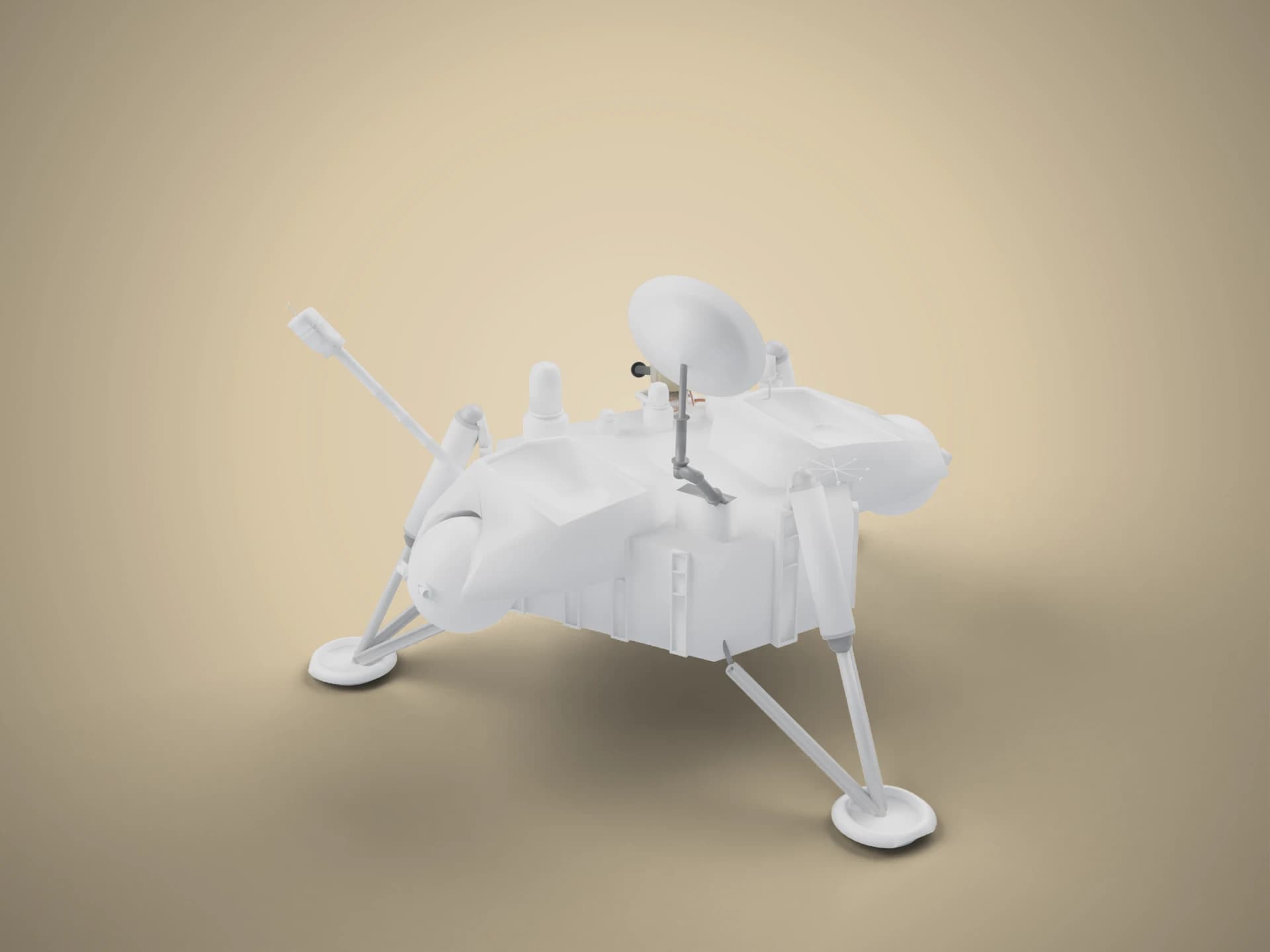 Viking Mars Lander 3D Model