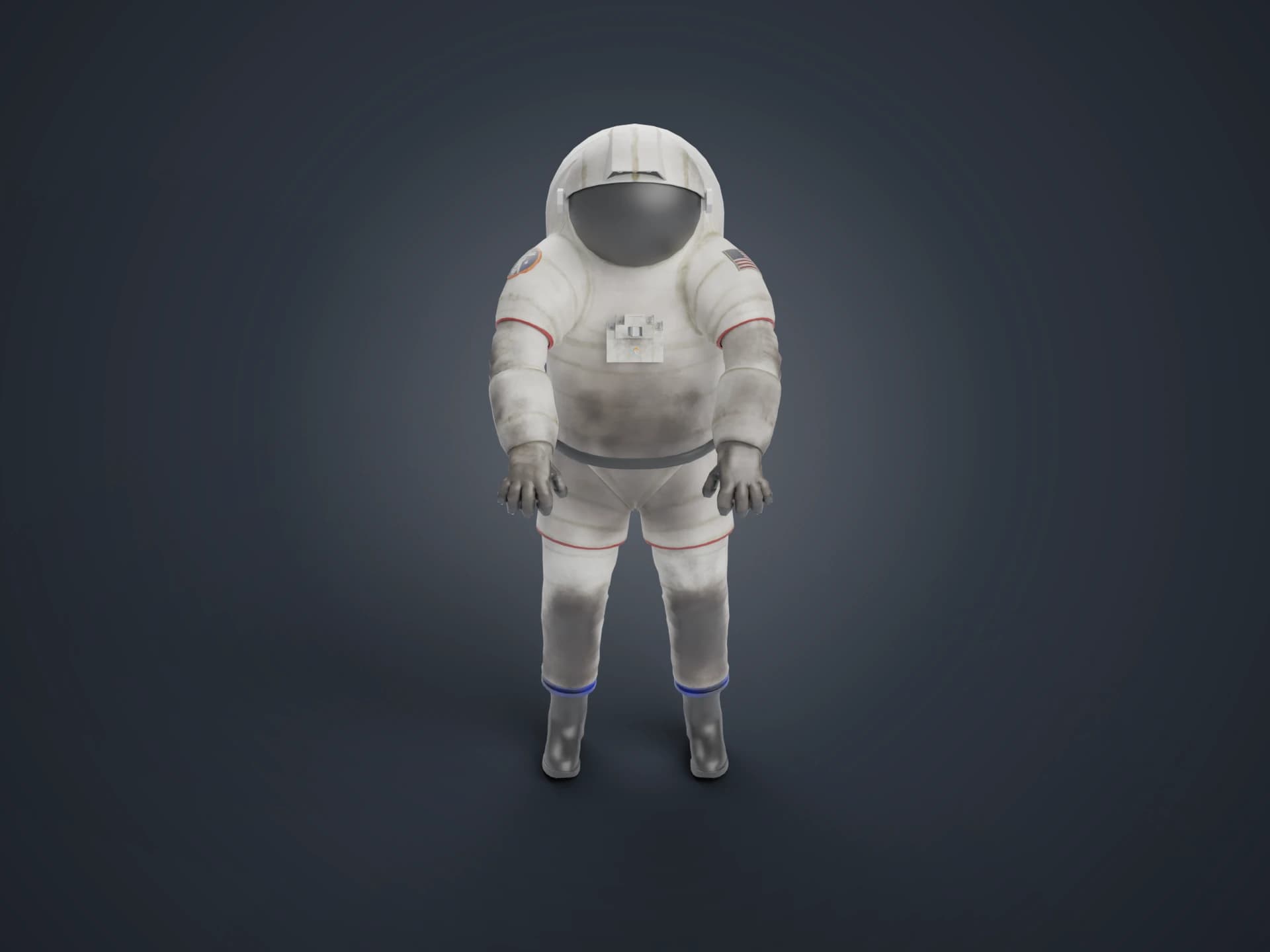 Z-2 Prototype Spacesuit 3D Model