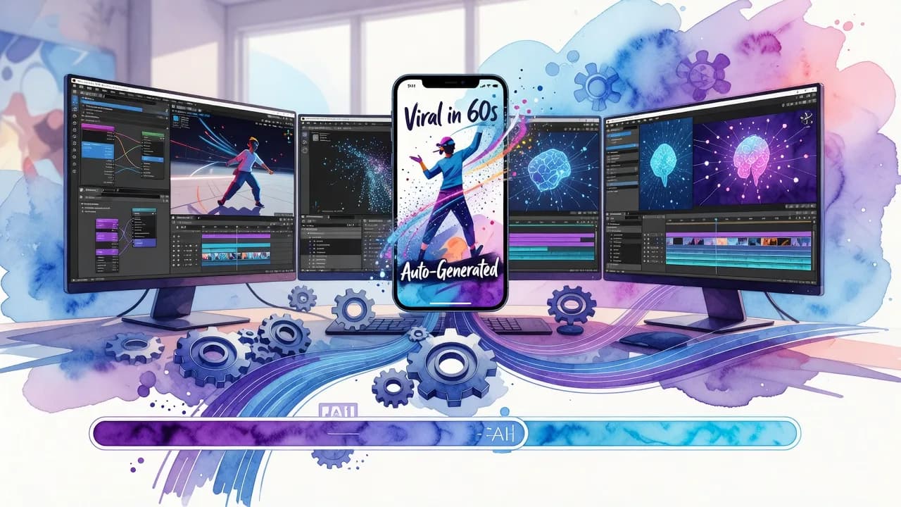 Turn 3D Renders into Social Shorts with AI at Scale