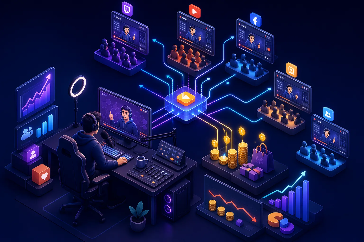 How Simulcasting Reshapes Livestream Economics