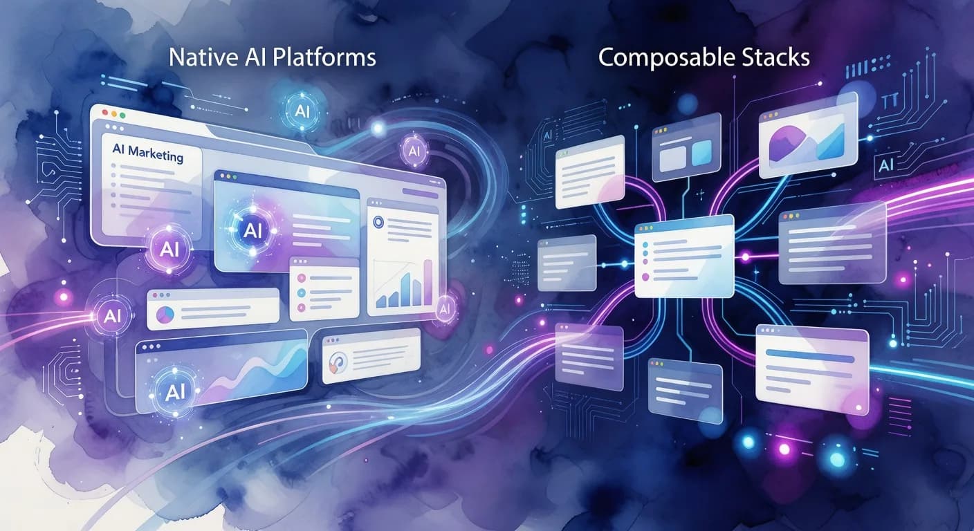 Navigating 2026 Marketing Automation: Native AI vs Composable Stacks