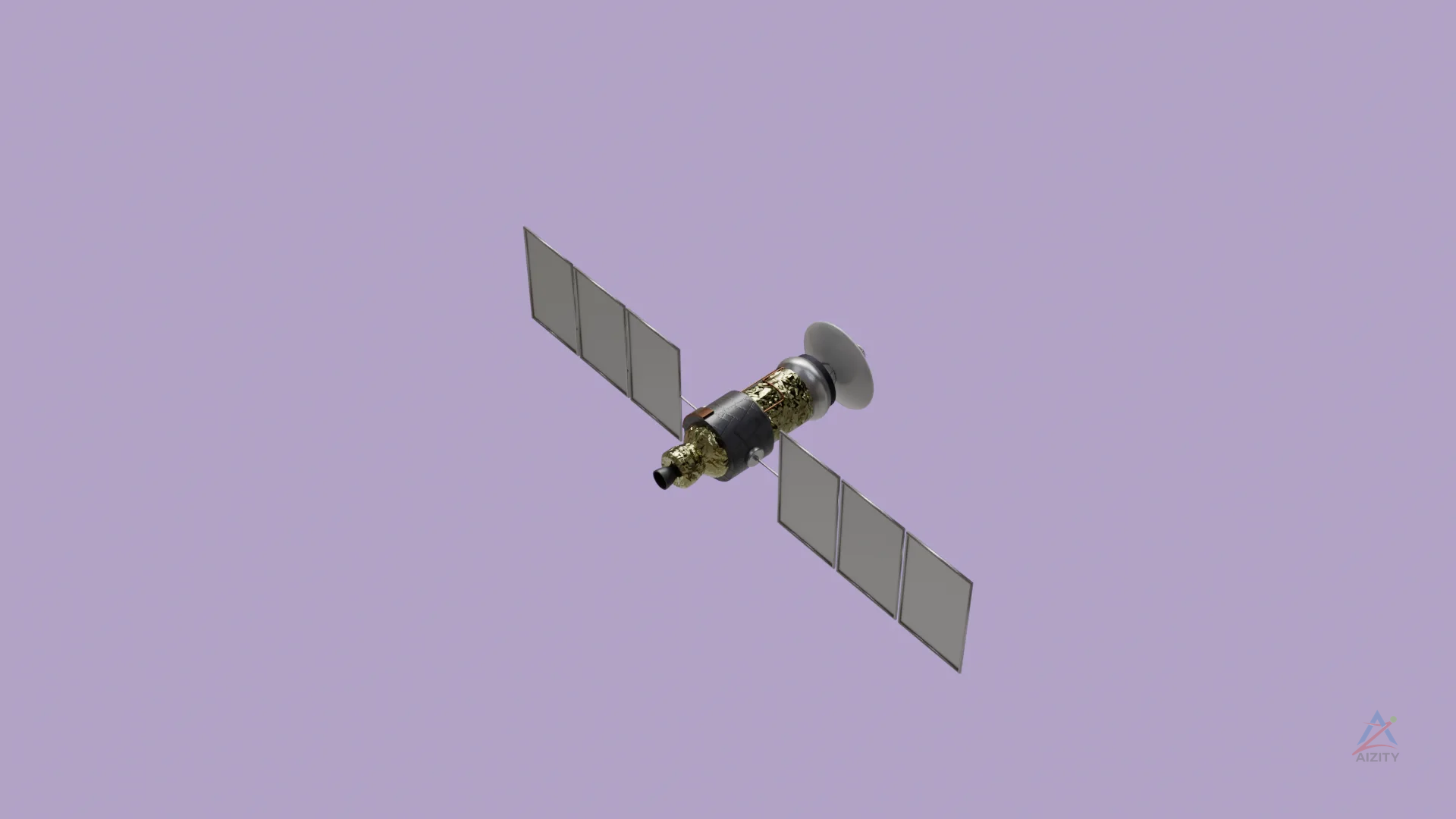 Satellite – 3D Model - View 3