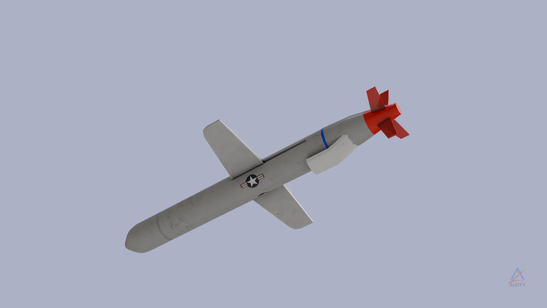 Tomahawk Cruise Missile – 3D Model - View 2